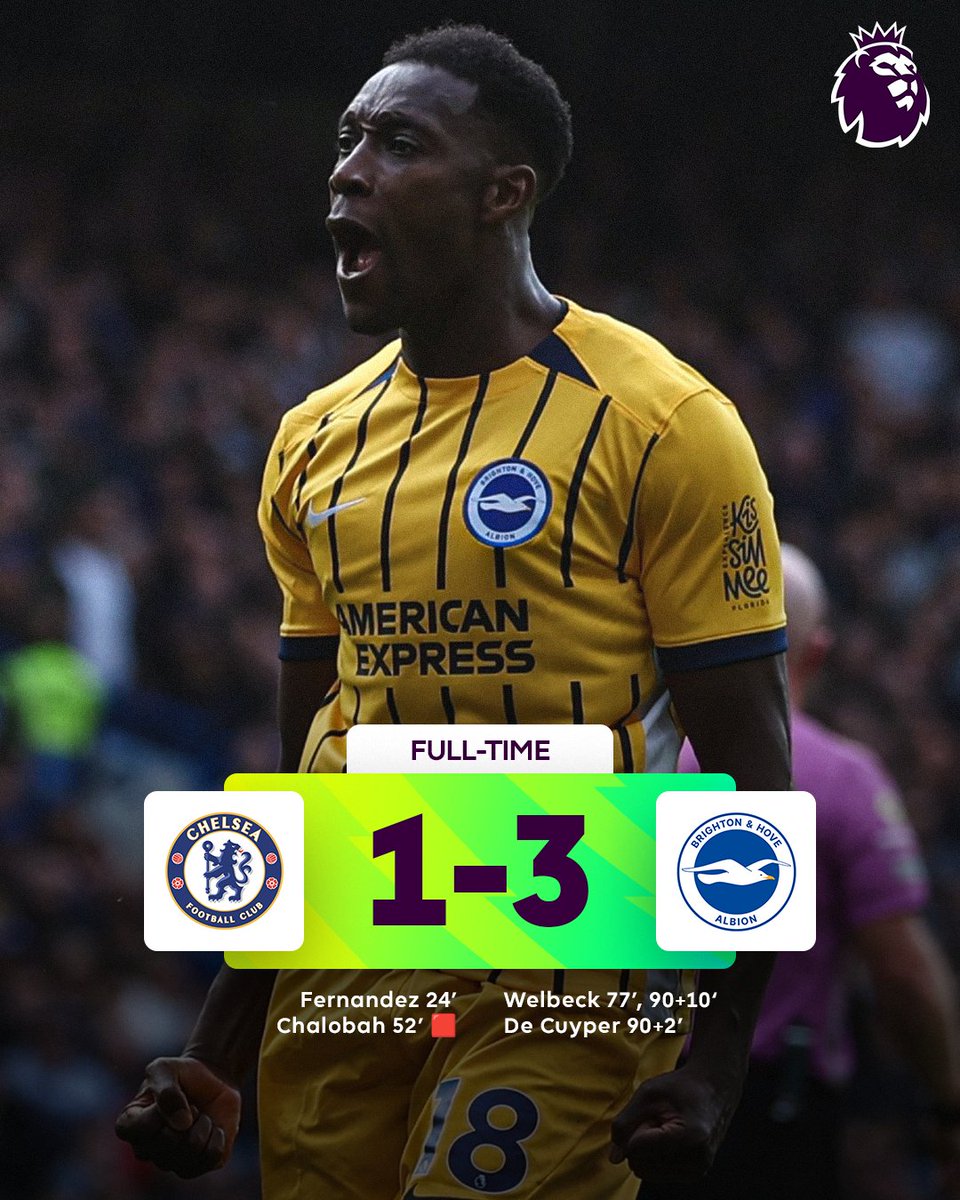 premierleague's tweet image. A big second half display secures all three points for @OfficialBHAFC 💪