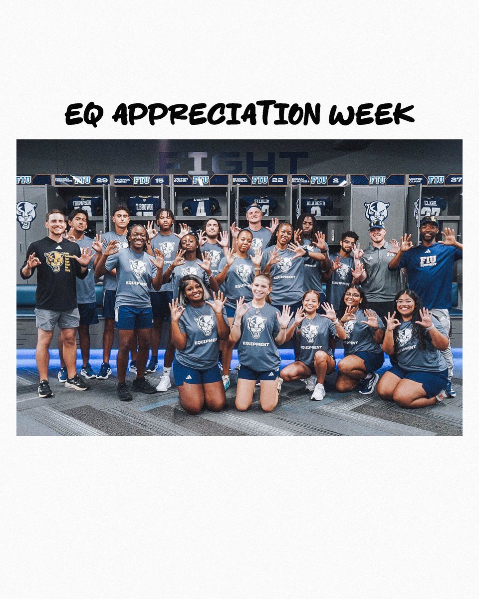 The game doesn’t run without them 💯 

Huge shoutout to our EQ team and the amazing job Donald Reed &amp; Noah Catanzarite have been doing since arriving in January! 

#EQAppreciationWeek