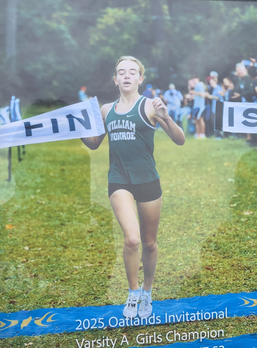 Samatha was seeded 9th heading into the to the Oatlands Invitational today.  There’s  no quit in this kid. She won by 8 seconds over a stacked field.