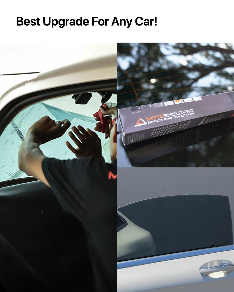 Every car deserves more than stock glass. ✨ MotoShield Pro Nano Ceramic Tint is the best upgrade for any ride, delivering luxury style, maximum heat rejection, and lifetime clarity that never fades.

🛒 Shop on motoshieldpro.com + enjoy free shipping, every time.