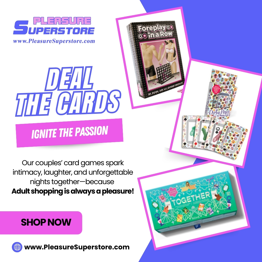 pleasure_stores's tweet image. 💕🎲 From the very first round, our couples’ card games turns date night into play night—sparking laughter, passion, and unforgettable fun in the bedroom.

👉 pleasuresuperstore.com

#CouplesGames #FunInTheBedroom #IntimacyBoost #DateNightIdeass #LoveLife #SpiceItUp #Be...