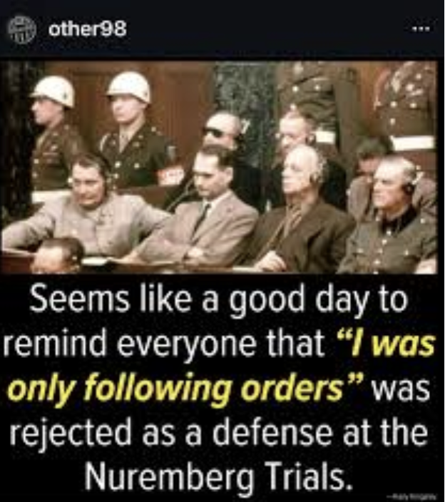 <a href="/atrupar/">Aaron Rupar</a> To every ICE person; military, police or national guard, this is a good time to remind you of two things:  your oath is to the CONSTITUTION, not to an old Orange sexual abusing draft dodging bully and this...