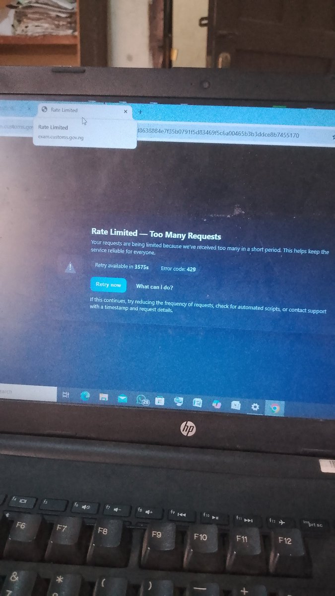GemagineG's tweet photo. @CustomsNG , how do u explain this to me now, since 16:00 you scheduled me for Pre test, I have been trying to no avail.
Next I saw is, my pre test has ended.
Customs, this is unfair.
Why me @CustomsNG ?
I know how much I have used as data twice now, even borrowed laptops.
OMG!!! https://t.co/XokDX2Evc2