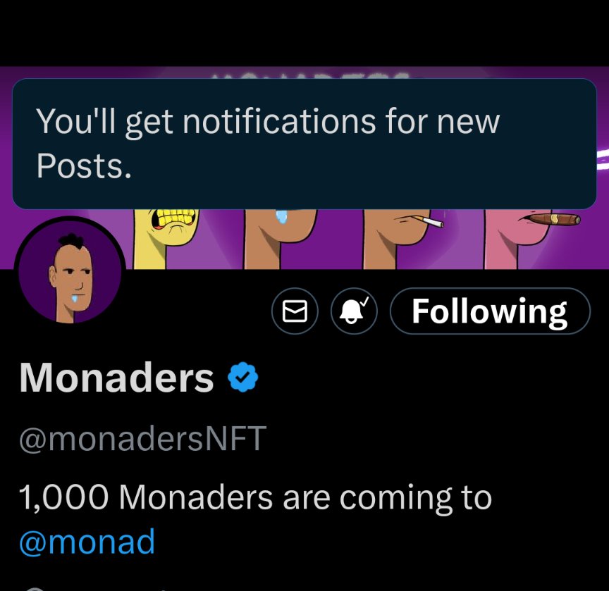 ChoKuCrow's tweet photo. @monadersNFT https://t.co/YVBotWMykb
