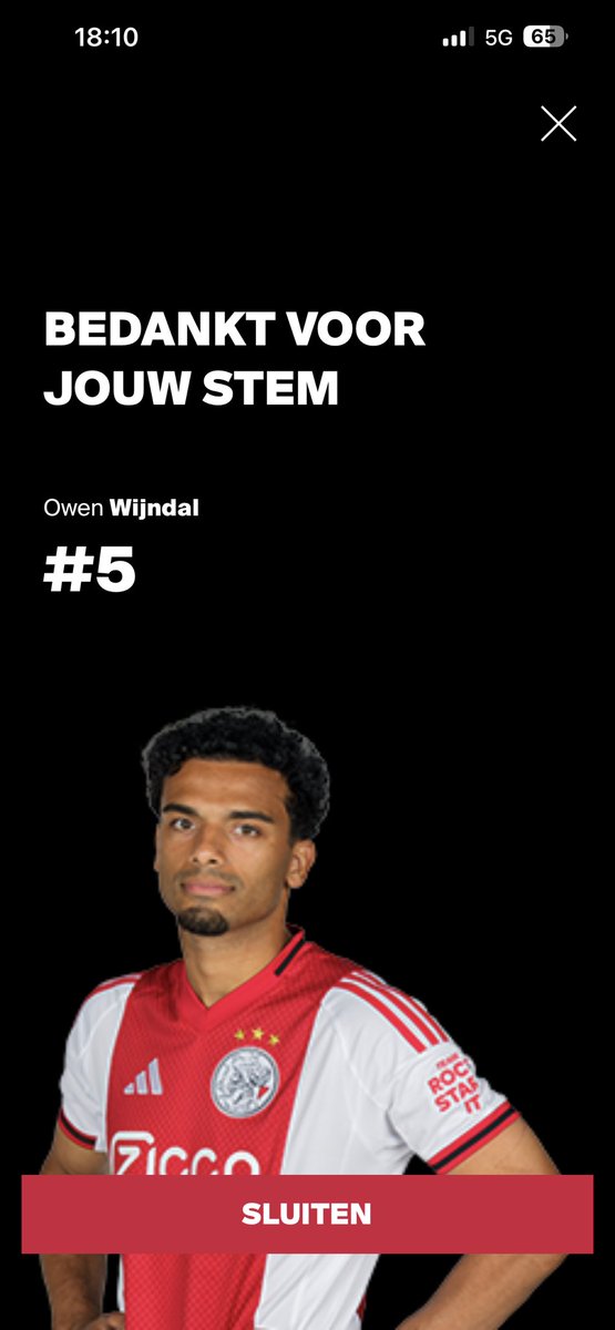 dimnte's tweet image. Zonder twijfel. 
#motm #ajanac