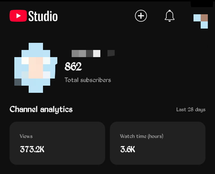 justOSE_'s tweet photo. It looks like getting to 1K YouTube subscribers by the end of the month is possible. 

I just need to work on building my watch time now, 😞. https://t.co/adzeOQjfFi