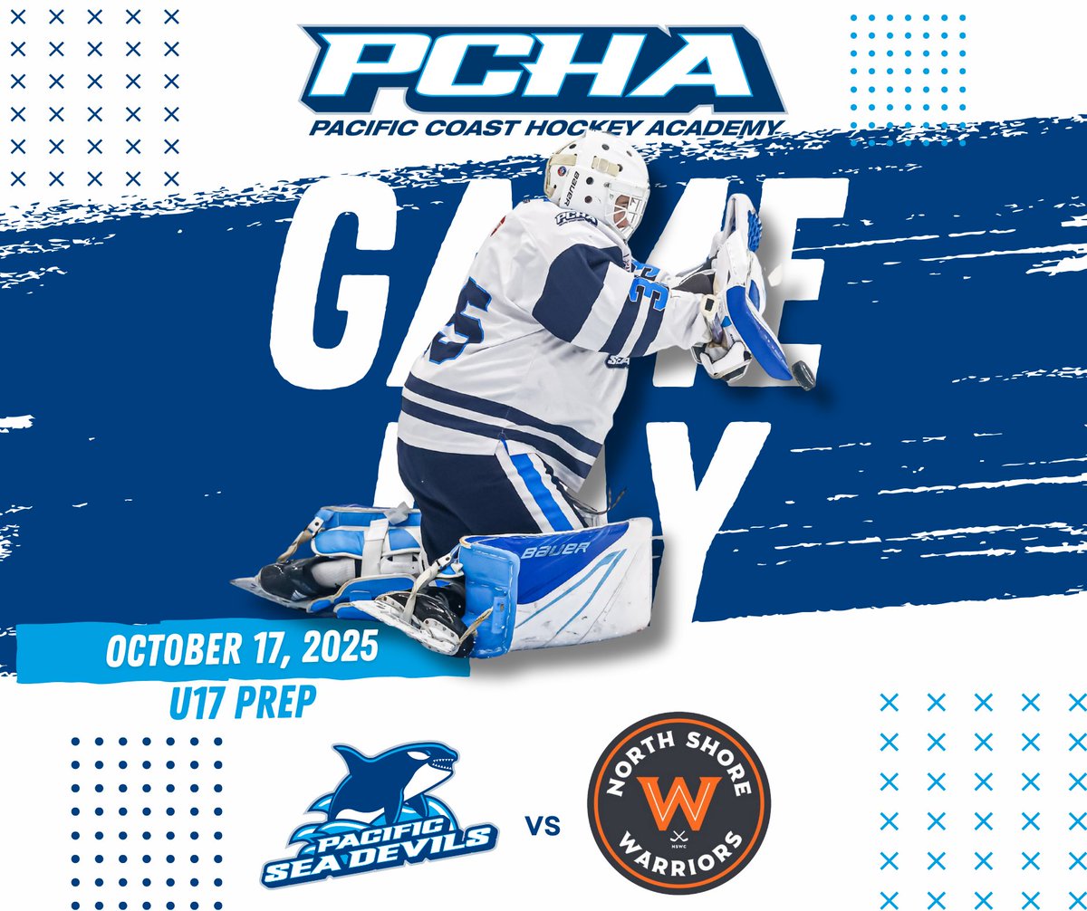 PacificSeaDevil's tweet image. It’s #PCHA Game-day! #goseadevilsgo 
🐳 | U17 Prep
🆚 | @NSWHockey
⌚️ | 3pm
📍 | North Shore Winter Club
📺 | @FloHockey
