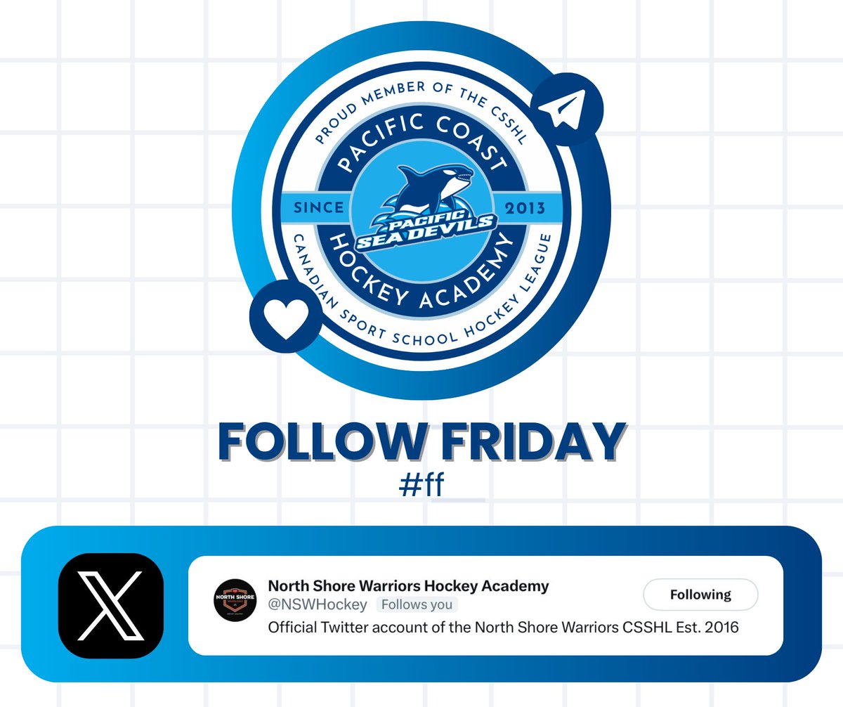 PacificSeaDevil's tweet image. #FollowFriday #FF
#PCHA plays against @NSWHockey today. Check them out and give them a follow!