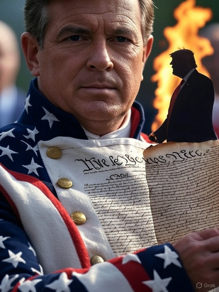 KimMember's tweet image. To all patriots: Standing behind your President is not being a patriot if he is behaving like a dictator wannabe moron ignoring the Constitution and the rule of law! 🫎🇺🇸 #FireTrump #ImpeachTrump #EnoughLies