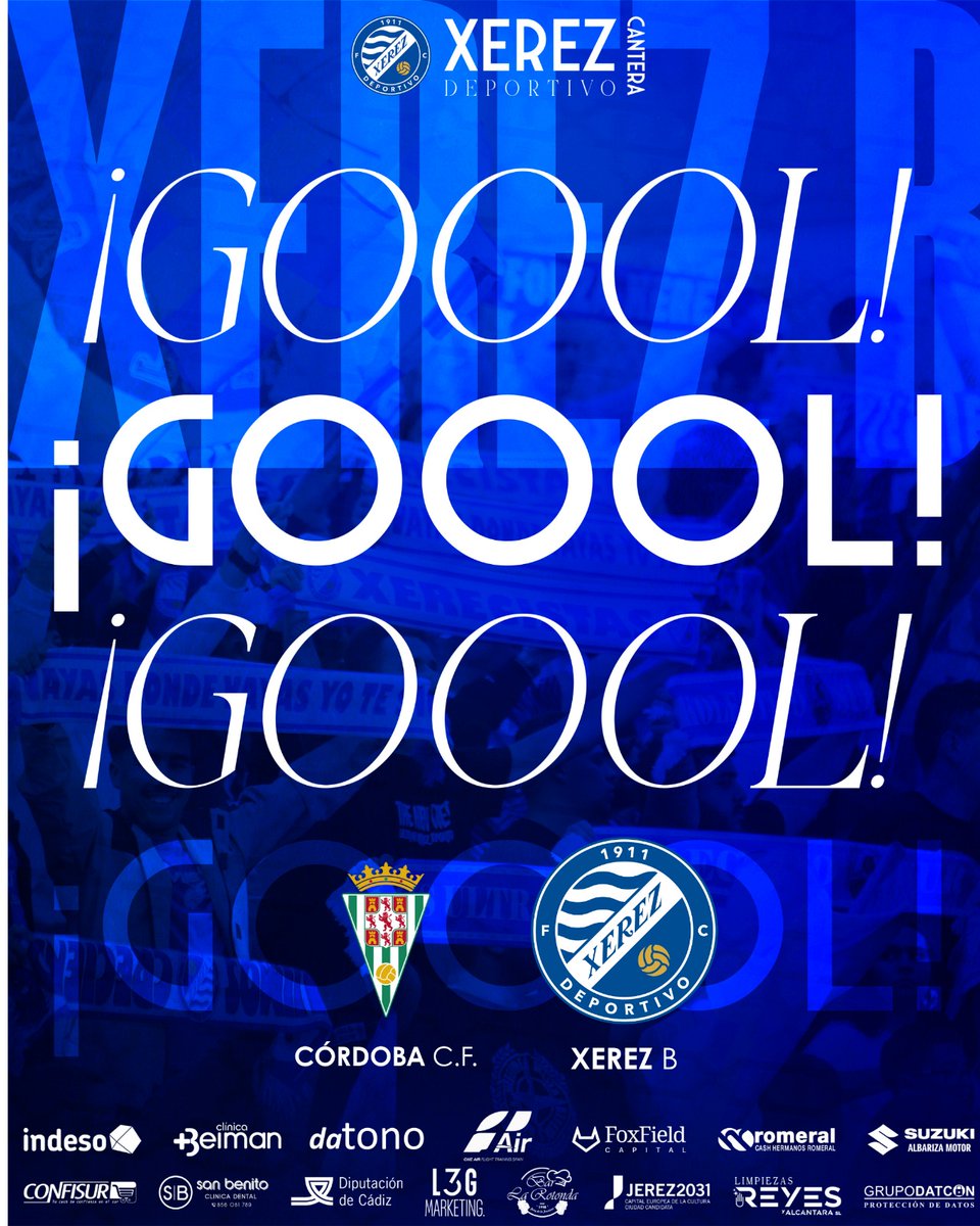 Xerez DFC Cantera (@xerezdfccantera) on Twitter photo 48' ⏱️⚽ | 0️⃣-2️⃣ | ¡GOLAZO del #XDFCJuvenilA!
🎯 ¡La puso Pirri en la mismísima escuadra!
<a href="/Cantera_CCF/">𝙲𝚊𝚗𝚝𝚎𝚛𝚊 Córdoba CF</a> 🆚 #XDFCJuvenilA
#CanteraXDFC 48' ⏱️⚽ | 0️⃣-2️⃣ | ¡GOLAZO del #XDFCJuvenilA!
🎯 ¡La puso Pirri en la mismísima escuadra!
<a href="/Cantera_CCF/">𝙲𝚊𝚗𝚝𝚎𝚛𝚊 Córdoba CF</a> 🆚 #XDFCJuvenilA
#CanteraXDFC