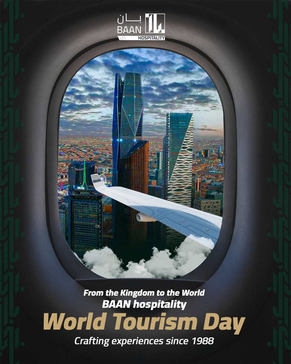 BAANHospitality's tweet photo. اكتشفوا دفء الضيافة السعودية مع BAAN: تجارب محلية، نكهات موسمية، وإقامة أنيقة.
 #اليوم_العالمي_للسياحة #السعودية
#إقامتك_معنا_غير

Celebrate Saudi hospitality with BAAN—local experiences, seasonal flavors, and elegant stays.
#EveryStayMatters #WorldTourismDay #VisitSaudi https://t.co/5r9sP7fthe