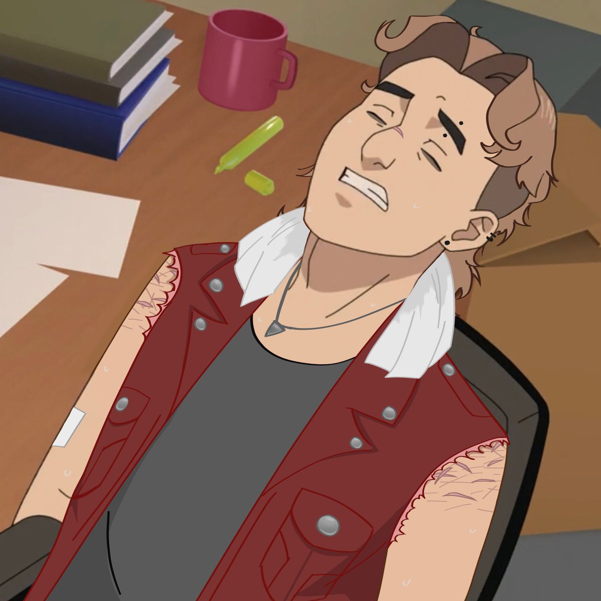 Psych0punktw1nk's tweet image. Concert finished ! Did better than I thought I’b do. Tired af though💔  i want cuddles

#invincible #screenshotedit #mohawkwilliam