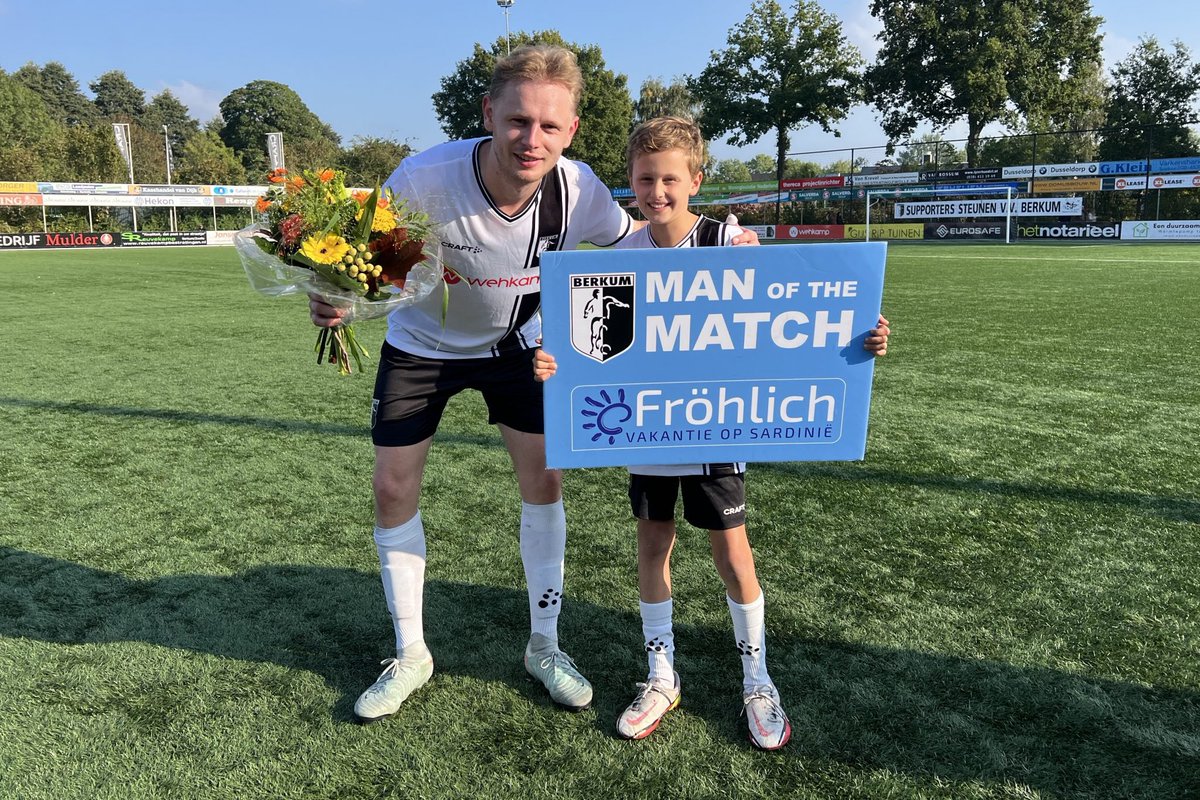 🖤🤍VV Berkum🖤🤍 (@vvberkum) on Twitter photo ✅ Eindstand: Berkum – Veensche Boys 3-0
⚽ Lugtenberg 61’ • Kamphuis 68’ • Van den Anker 77’
Engeltje op de lat, maar 6 uit 2!
👉 Volledig verslag: vvberkum.nl/berkum-verslaa…
#VVBerkum #ZwartWitWarmHart ✅ Eindstand: Berkum – Veensche Boys 3-0
⚽ Lugtenberg 61’ • Kamphuis 68’ • Van den Anker 77’
Engeltje op de lat, maar 6 uit 2!
👉 Volledig verslag: vvberkum.nl/berkum-verslaa…
#VVBerkum #ZwartWitWarmHart