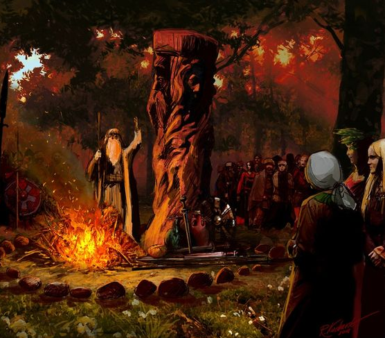 SlavicFaith's tweet photo. In Slavic pagan traditions, autumn, especially late October and early November, is when the boundary between the physical world and the otherworld is thinnest. As the fall equinox passes days grow shorter, it's a time for ancestors' spirits to visit the living. 🍂 

#rodnovery https://t.co/RRZq8HqacL