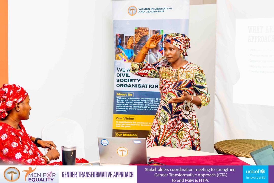 #GenderTransformativeApproaches tackle inequality &amp; harmful norms by empowering girls, promoting positive masculinity and engaging communities. 

Proud to be using this powerful approach to drive lasting change in #Gambia