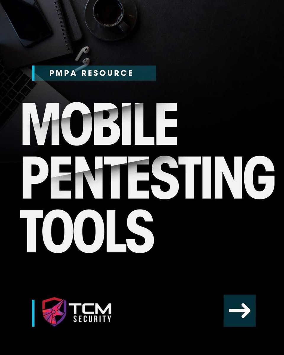 _0b1d1's tweet image. 📱 Mobile Pentesting Resources to Kickstart Your Path (Android & iOS) 🥷
Credit: @TCMSecurity
Mobile pentesting is an underappreciated skill that instantly sets you apart. Mobile apps blend device, network, and backend attack surfaces