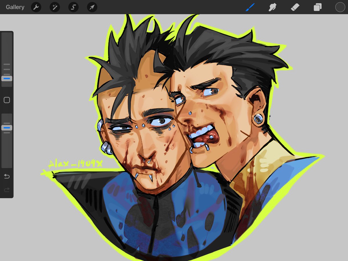 no goggles &amp; mohawk #INVINCIBLE