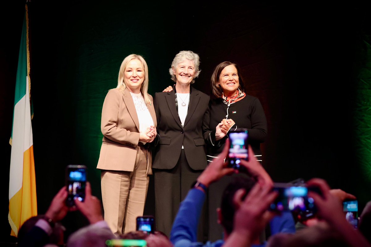 Catherine Connolly addressed Sinn Féin’s massive unity event today in Dublin, where we planned for how we can deliver a stronger, fairer and united Ireland.

Let’s work together to elect Catherine Connolly as the next Uachtarán na hÉireann! 👏