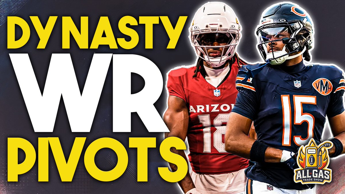 From promise to payoff… 👀

Dynasty WR pivots are here.

Marv is testing patience, Odunze is balling, and Travis Hunter might be your sneaky buy-low.

AGTS w/ Ty &amp; Gabe is live: WR pivots, production vs. hope, and real trades from DDFFB.
⬇️