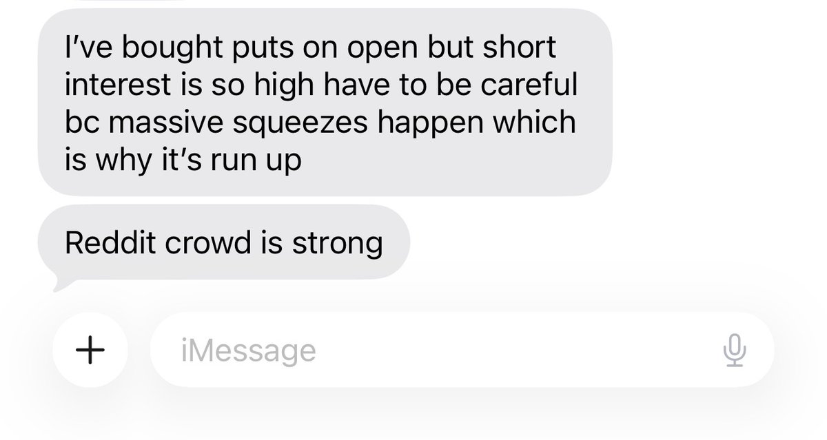 bavedikian's tweet image. I text my financial advisor this morning asking about it. Here's his response. 

So many people know I’m right and are shorting Opendoor that it’s gone from a penny stock to a meme stock.