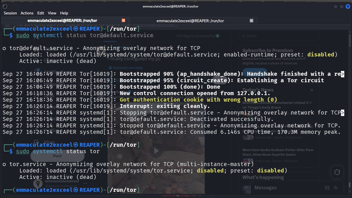emmaculateexcel's tweet image. I finally configured the tor command line tool my pc .
Now i can confidently surf any site without hassle, imagine the fun.
