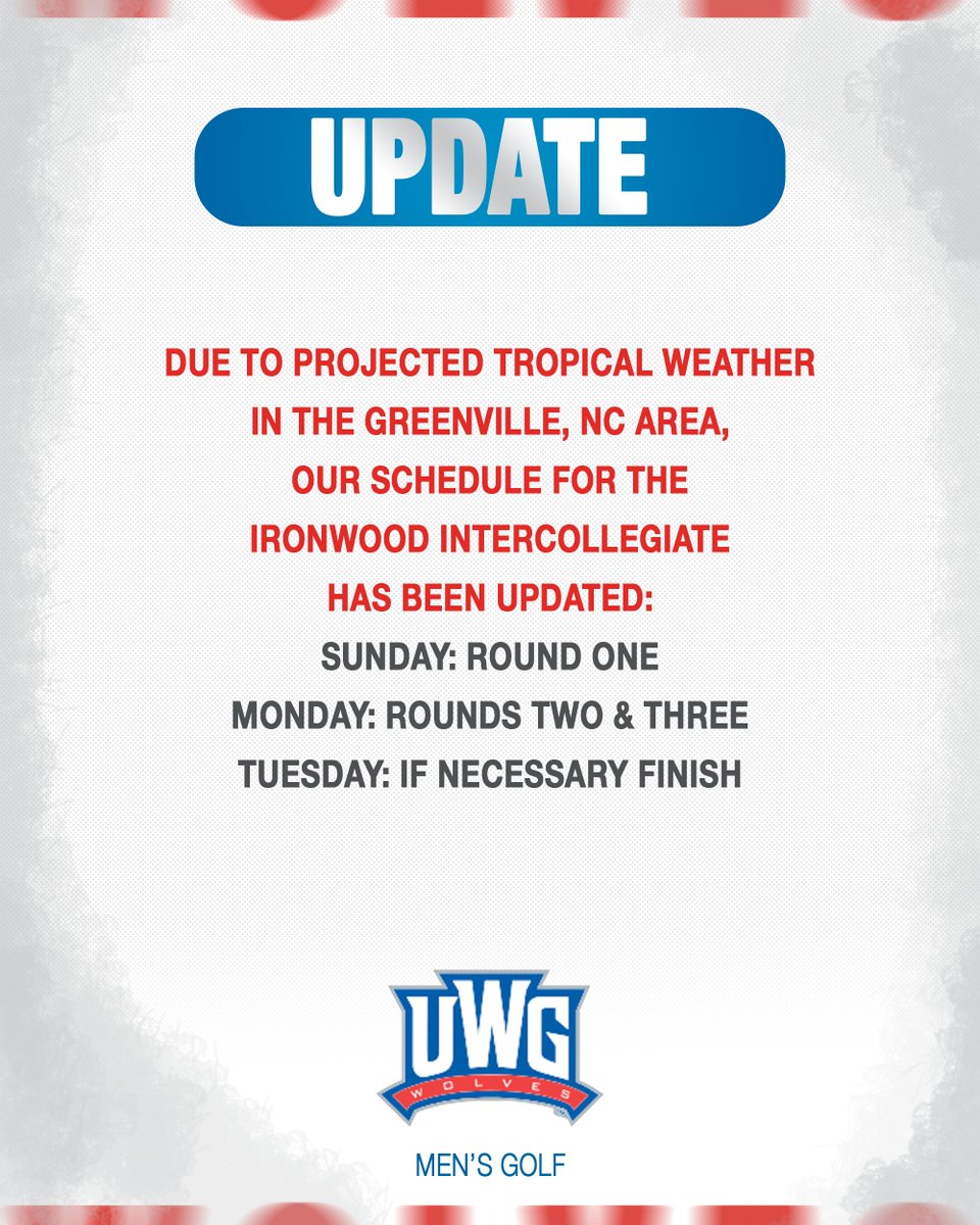 Schedule Update 🌩️

#BuiltForMore x #BuildTheBrand