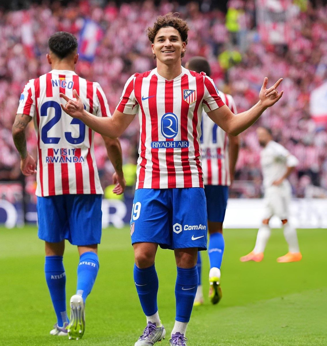 Hace casi 75 años que el Atlético de Madrid no le metía 5 goles al Real Madrid:  

23/11/1947 Atlético de Madrid 5-0 Real Madrid 
12/02/1950 Atlético de Madrid 5-1 Real Madrid
12/11/1950 Real Madrid 3-6 Atlético de Madrid

<a href="/carrusel/">Carrusel Deportivo</a>