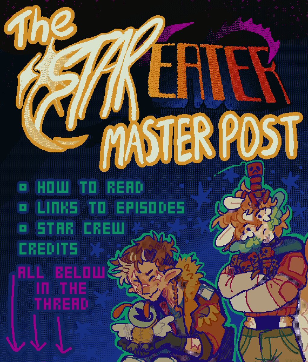 THE MASTER POST FOR STAREATER AU
Links to blogs,episodes and credits all in this thread↓
#stareaterau
