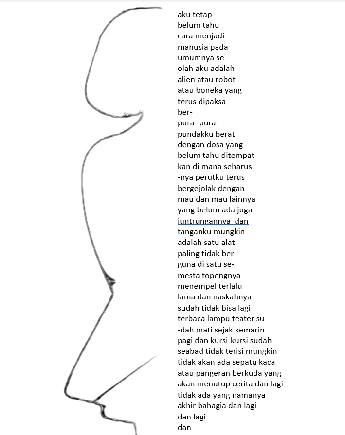 di semesta paralel lainnya mungkin aku berhasil jadi manusia