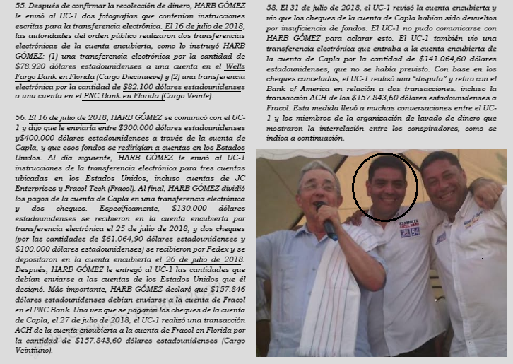 JuanPoe's tweet image. Sabían que el poderoso narcotraficante Abdul Mauricio Harb Gómez que hizo política con Uribe y María Fernanda Cabal, lavaba miles de dólares en los siguientes bancos de USA: Wells Fargo Bank y PNC Bank de Florida y hasta en el Bank of America, precisamente durante el Gob de Trump
