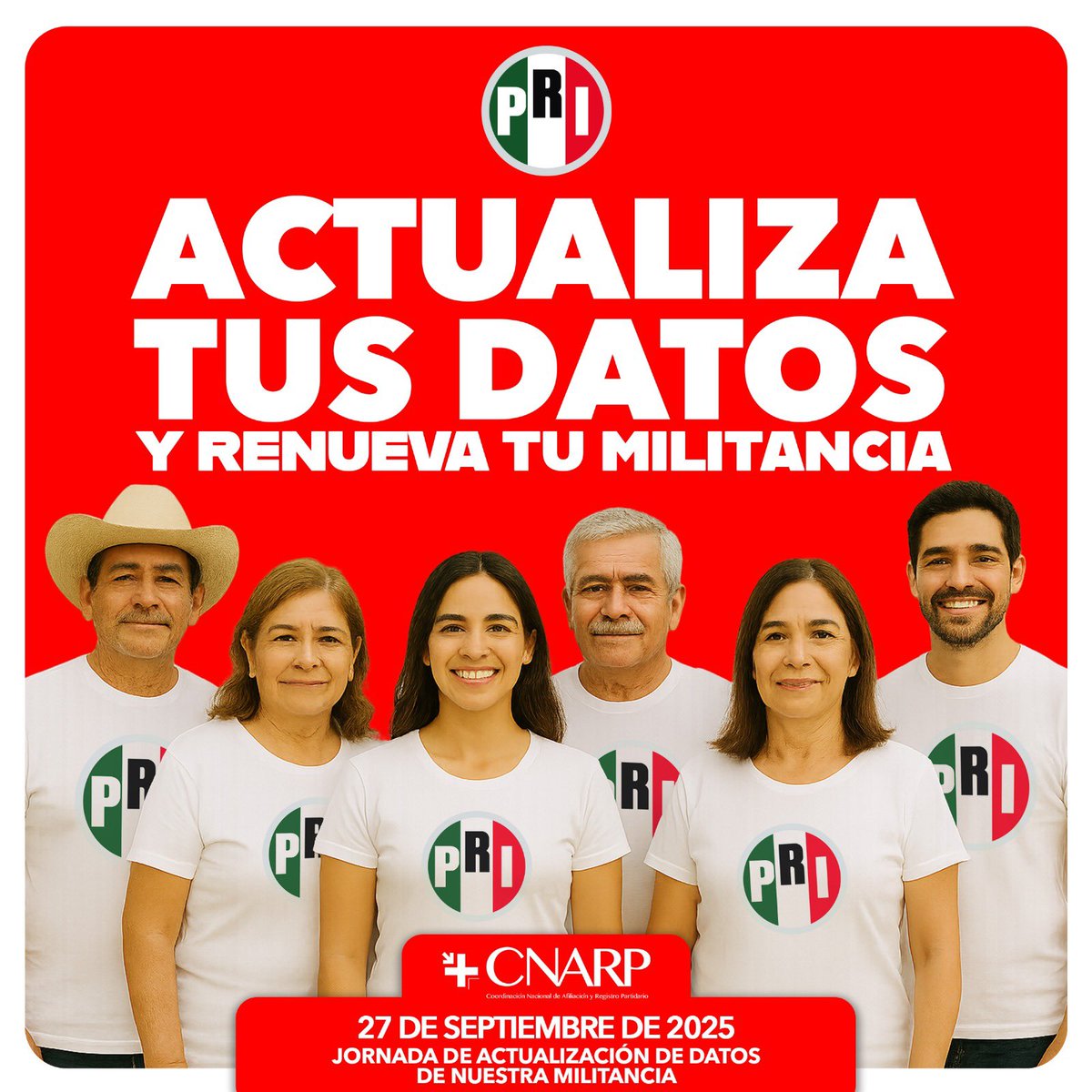 CDE PRI Veracruz (@priveracruz_) on Twitter photo ➡️Unidos somos invencibles.
➡️Actualiza tu afiliación y juntos hagamos más grande al PRI y más fuerte a México 🇲🇽.
#OrgullosamentePRI ♥️👊🏽
<a href="/PRI_Nacional/">PRI</a> <a href="/alitomorenoc/">Alejandro Moreno</a> <a href="/caroviggiano/">Carolina Viggiano</a> <a href="/CnarpPri/">CNARP</a> ➡️Unidos somos invencibles.
➡️Actualiza tu afiliación y juntos hagamos más grande al PRI y más fuerte a México 🇲🇽.
#OrgullosamentePRI ♥️👊🏽
<a href="/PRI_Nacional/">PRI</a> <a href="/alitomorenoc/">Alejandro Moreno</a> <a href="/caroviggiano/">Carolina Viggiano</a> <a href="/CnarpPri/">CNARP</a>