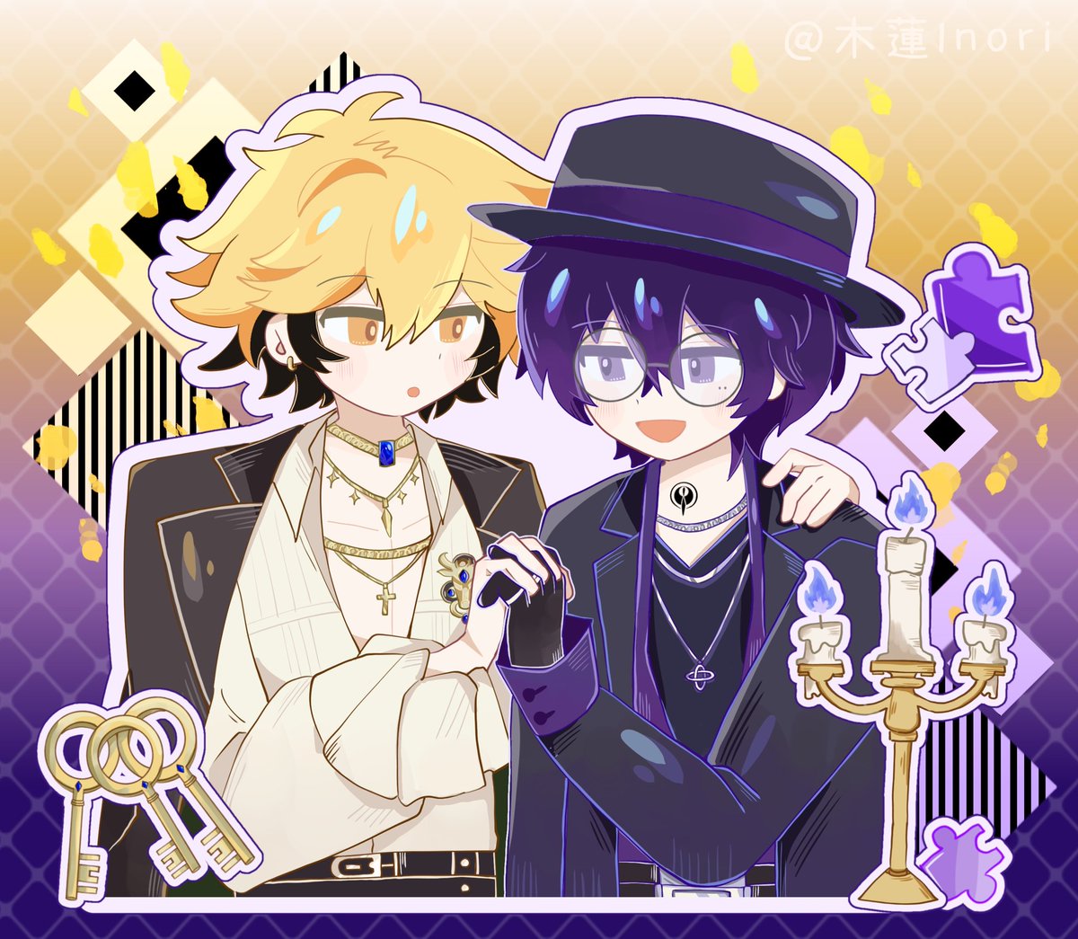 NoriLynn081's tweet photo. 💛💜 PAIN AU
I adore these two's setting in this AU to no end 😭 first friend since young, losing memories, then finally reunion
also their mbti are lowkey most compatible soulmate-type, suit the setting sm
#时光代理人 #linkclick #xiafei #liuxiao #blondhat #斐枭 https://t.co/vAO5oIZa65