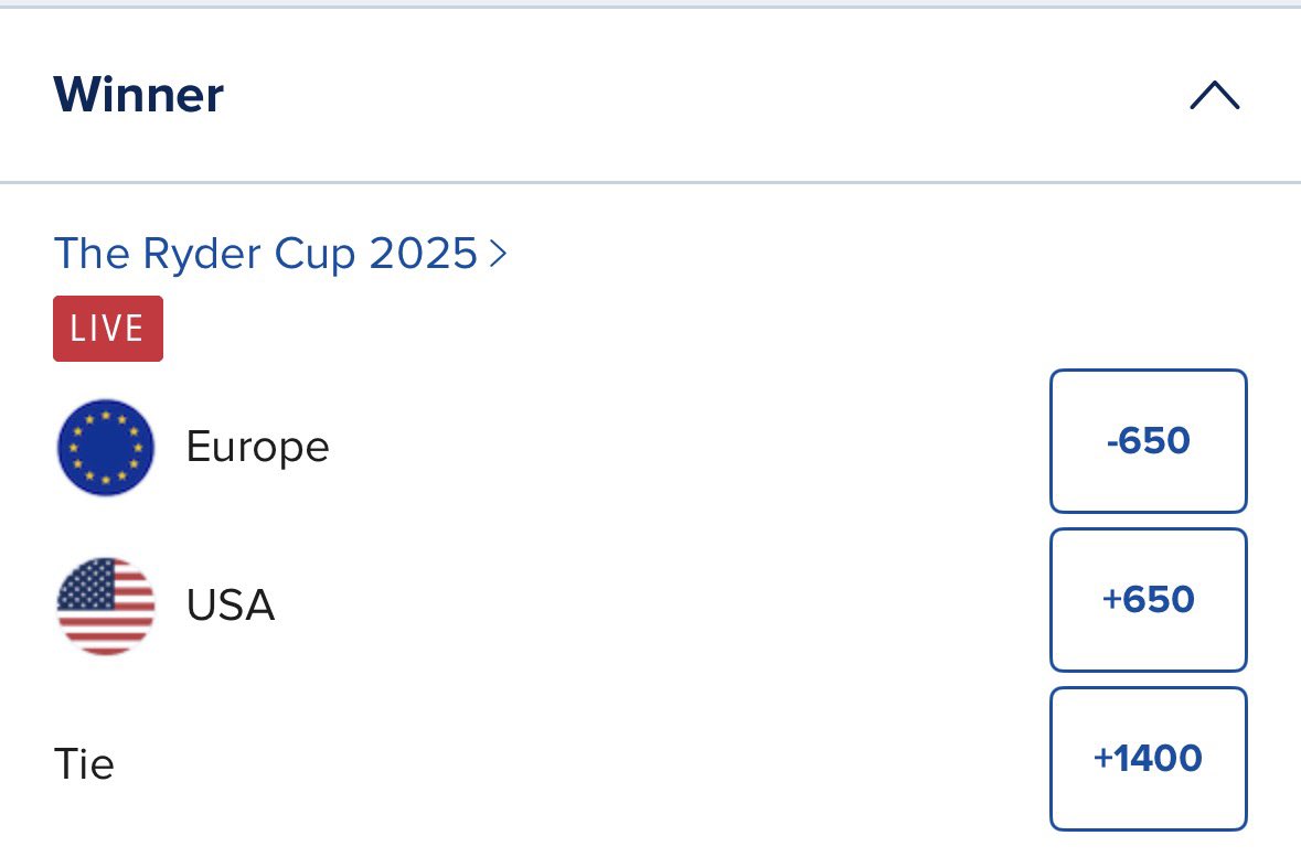mikefrostt's tweet image. Can’t believe @RyderCupUSA were favored… 6 or fewer points before Sunday singles in back-to-back @rydercup #BeatDownAtBethpage