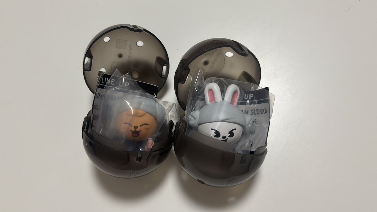 skmh8's tweet photo. 【交換】
スキズ サウナ ガチャ
コンプ目的です

譲：スンミン（パピーム🐶）
　　リノ（リービット🐰）

求：ジソン（ハンクォッカ🐿️）１体
　　アイエン（フォクシニー🦊）1体

郵送希望
可能であれば、まとめての交換希望です！
検索から○ https://t.co/IRKAJEPidw