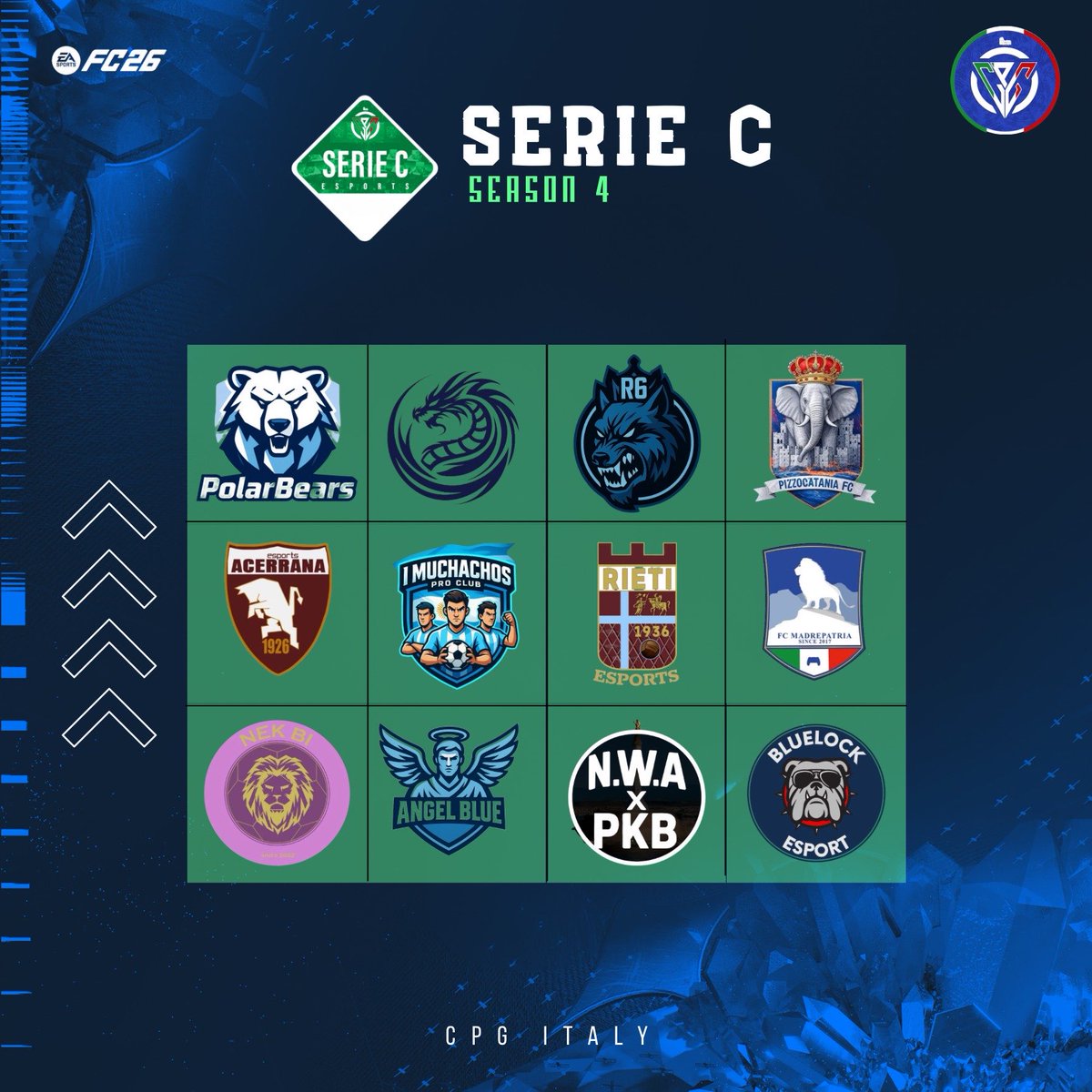 Uaglio agg fatt ‘o miracl int’ a nu mes: <a href="/CPGItaly/">CPG Italy 🇮🇹</a> pigliat ‘o 24/8 e ‘o 27/9 tre leghe chius.

A parte gli scherzi, un ringraziamento speciale a tutti i team che hanno deciso di seguirmi 🙏 Vi auguro un grande in bocca al lupo e spero vi divertiate questa prima season!