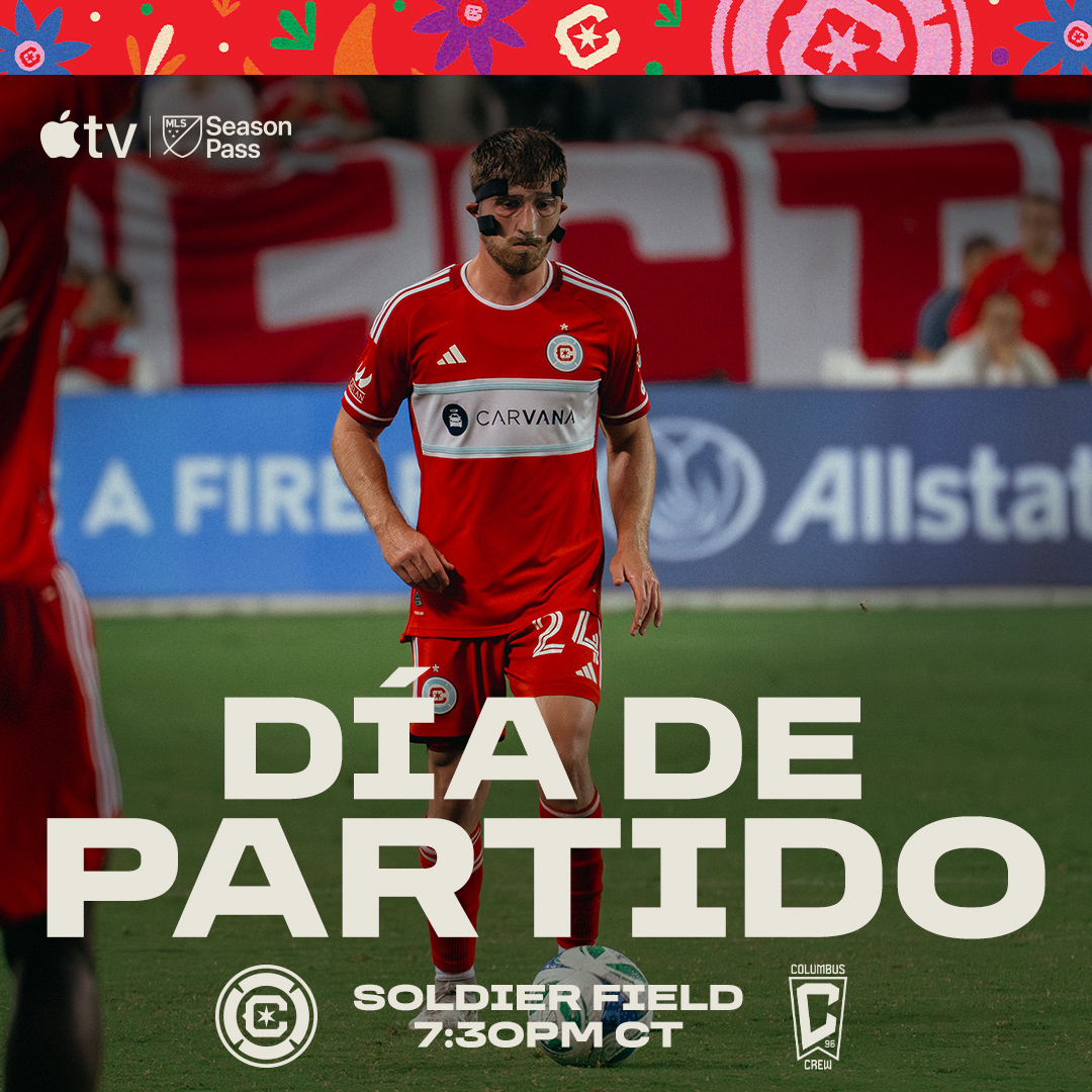 Esto se va a decontrolaaaaaaaar 🔥

🆚 Columbus Crew
🕢 7:30 p.m. ET
🏟️ Soldier Field
📺 MLS Season Pass en Apple TV
📻 Que Buena por la aplicación Uforia

#VamosFire | #cf97