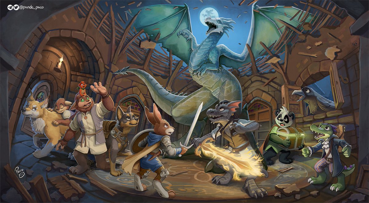 Deep within the Feywild, the party launches a desperate rescue: Nini’s daughter Gamow is torn from Eliza’s clutches. When Nini, the bugbear, bursts in, Eliza, the hag, scolds him for breaking her door, Nini claims it's her fault for not building a stronger one.... (1/3)