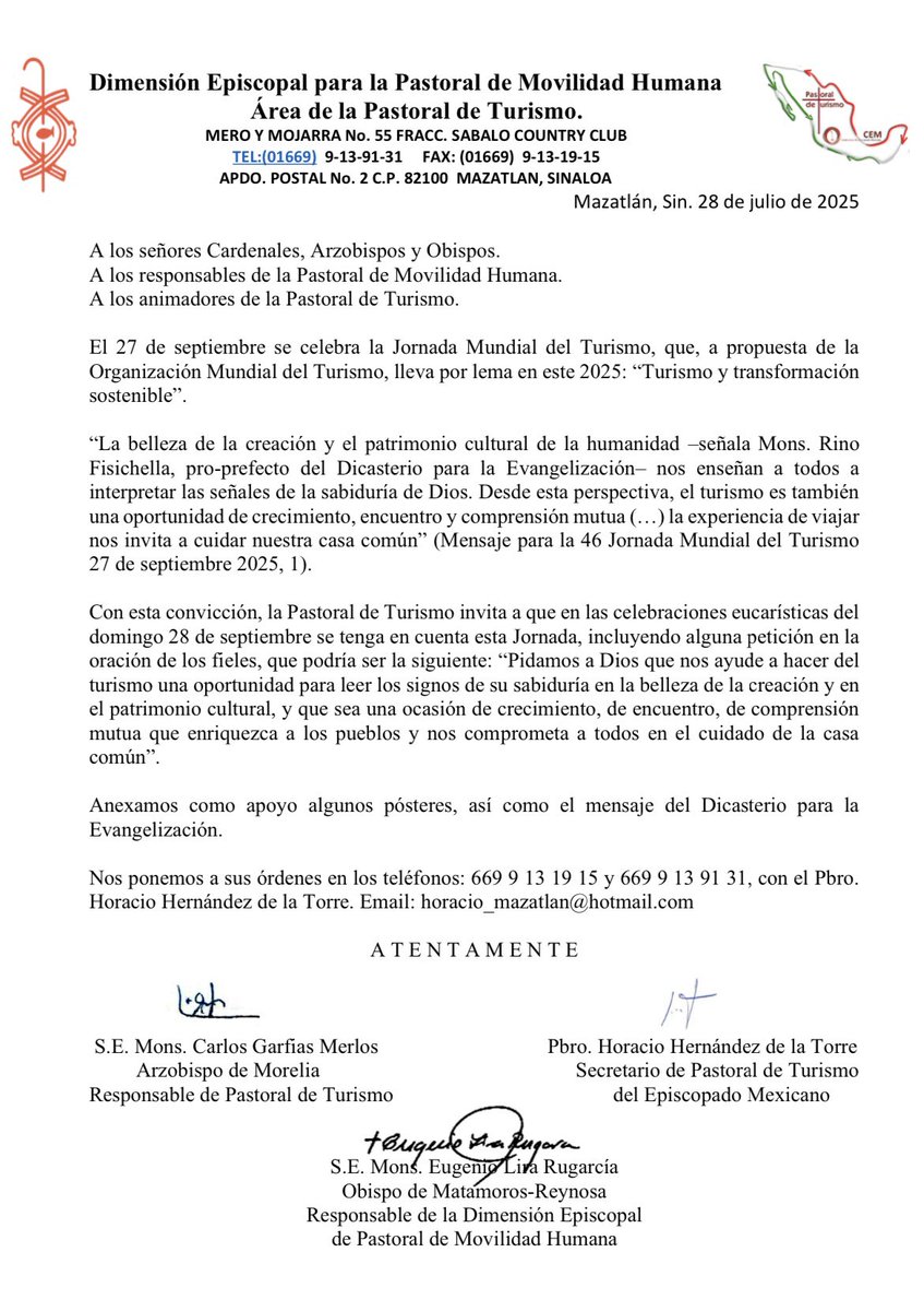 Pastoral de Movilidad Humana (DEPMH) tweet media