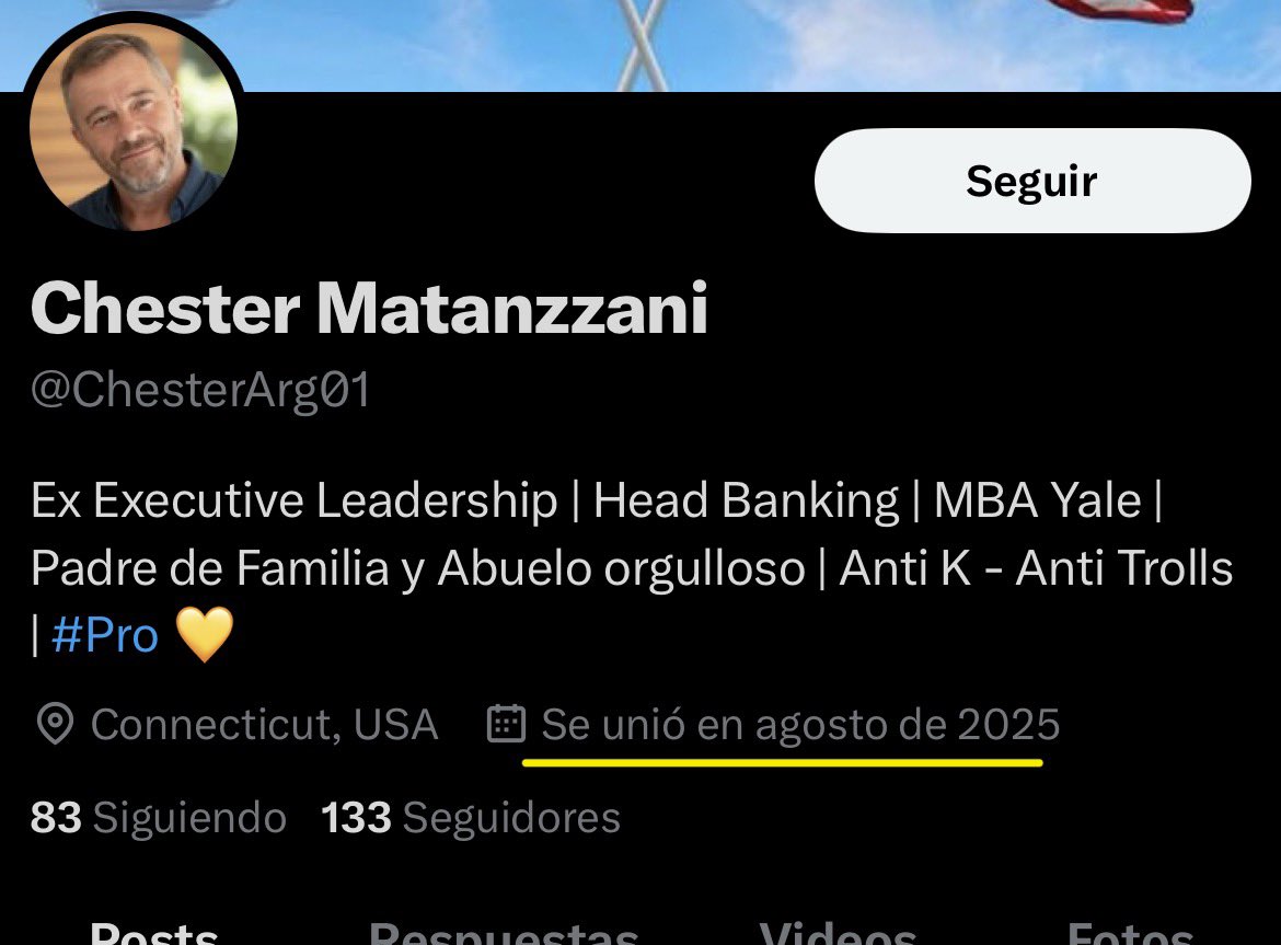 proyectomacri25's tweet image. Identificamos esta cuenta fake creada por los libertarios para simular ser un macrista que apoya LLA. En estos días la van a empezar a mover. 

RT para que estos manipuladores no se salgan con la suya.