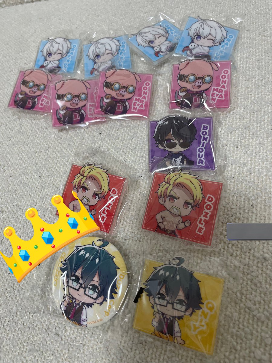 ブラナイ 缶バッジ志麻 缶バッチ しまさか ブラナイ 237個 最終値引き