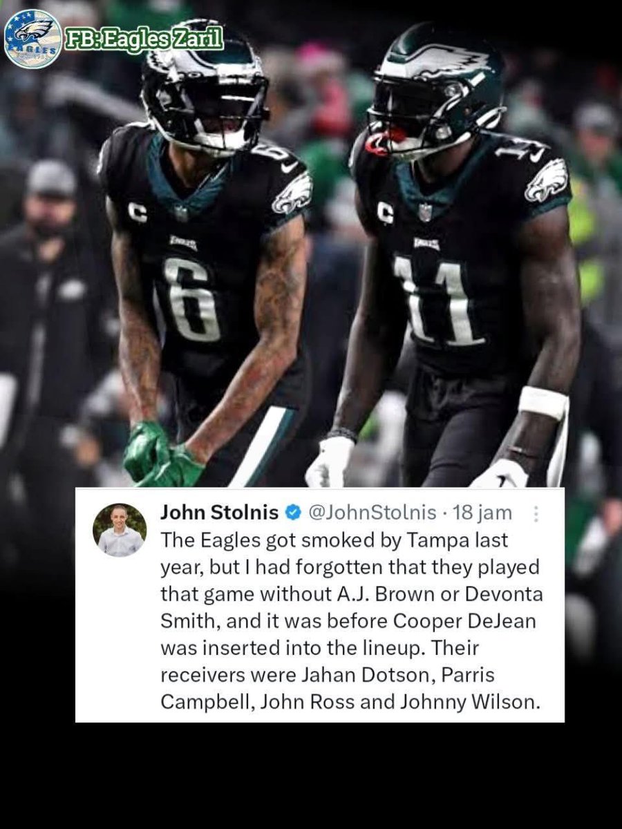 They call put injuries for other teams all day every day except they ain’t got that same energy for us. Oh and Nick Wright and Chase Daniels are 🤡🤡🤡

GO BIRDS THO🦅🦅🦅