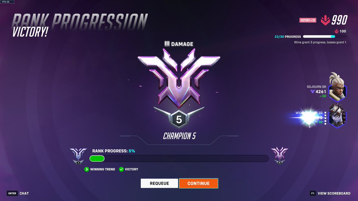 yea im champ on off role, the game is gone 👍