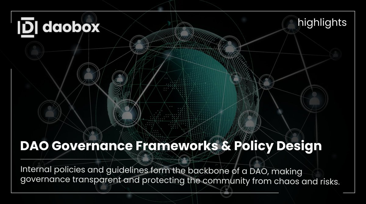 ⚖️1/4 Even the most motivated communities and token economies may collapse without a governance architecture. When a DAO lacks formal rules, role distribution, and asset protection, disputes, confusion, and legal risks emerge, eroding trust and paralyzing operations.