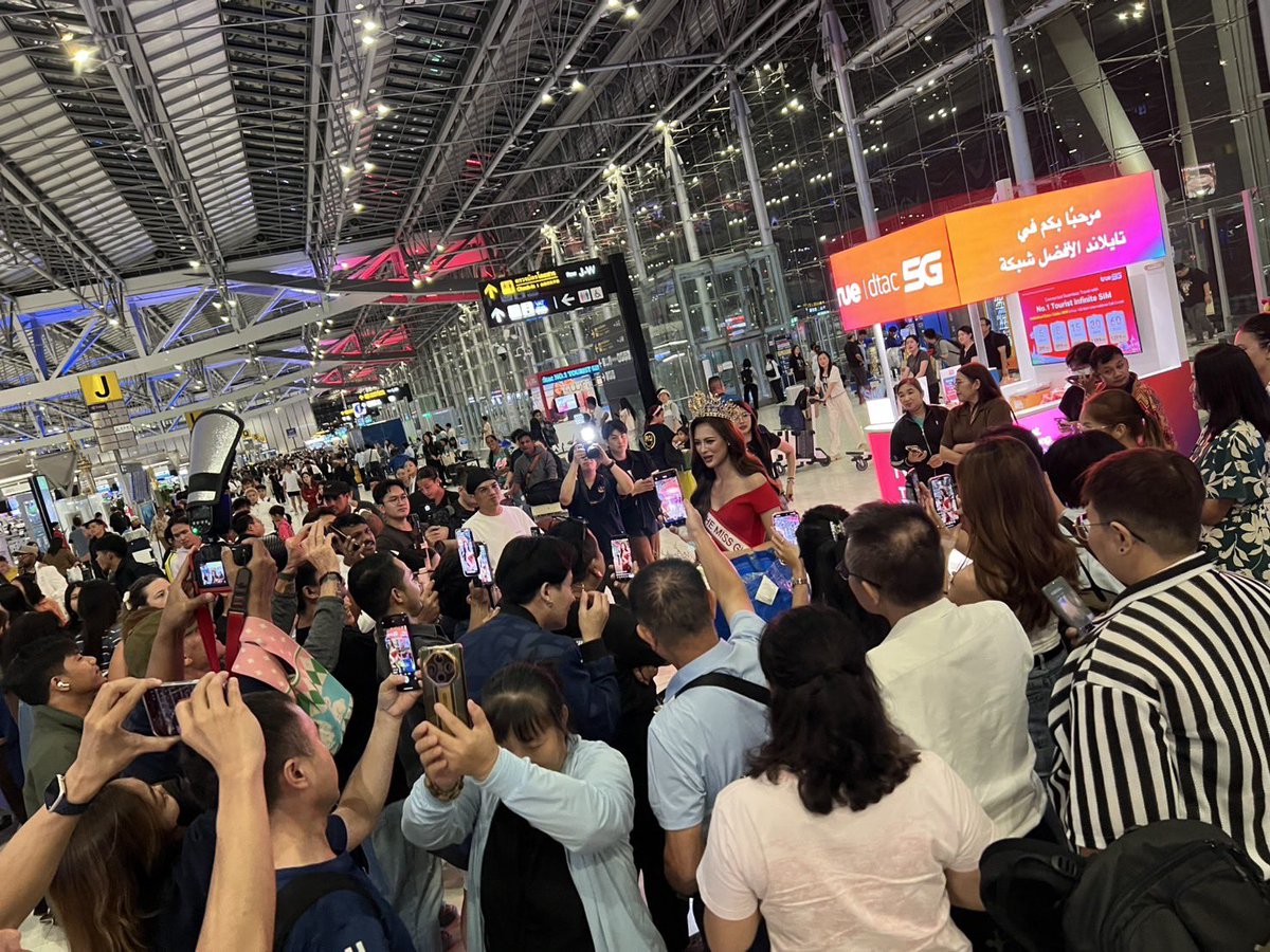 realcheraims's tweet photo. ขอบคุณทุกคนมากๆ นะคะ ที่มาหากัน 🩵 ขอพากำลังใจไปอัลเบเนียด้วยนะ กลับบ้ายปลอดภัย ฝันดีนะคะ จุ๊บ

CHERAIM FLY TO ALBANIA
#CheraimXTheMissGlobe2025 https://t.co/OGJKTBUyJ2