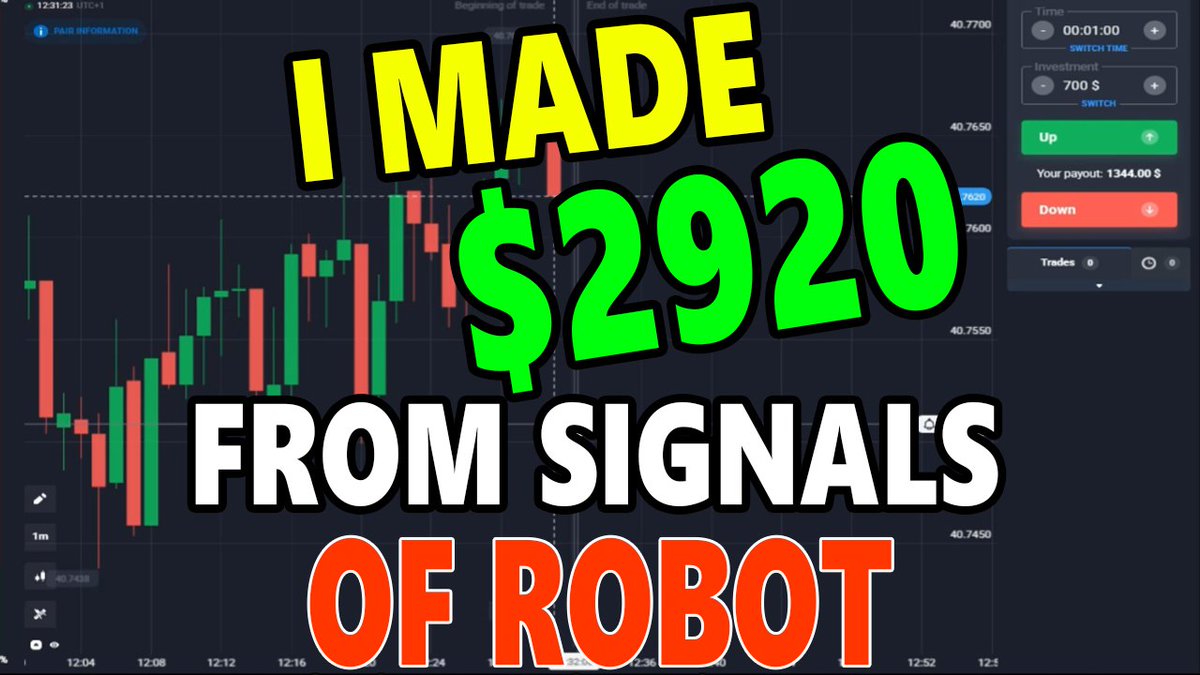 Trading_hwity's tweet image. 5 Robot Signal Secrets You Need to Know to Boost Profits - $2920 Profit
#tradingrobot #tradingsignal #robotsignal #botsignals #tradingbotsignal #quotexotc
#quotexotcmarketstrategy #signalsecrets #tradingsignalrobot
Watch: youtu.be/decO2cSbcDw