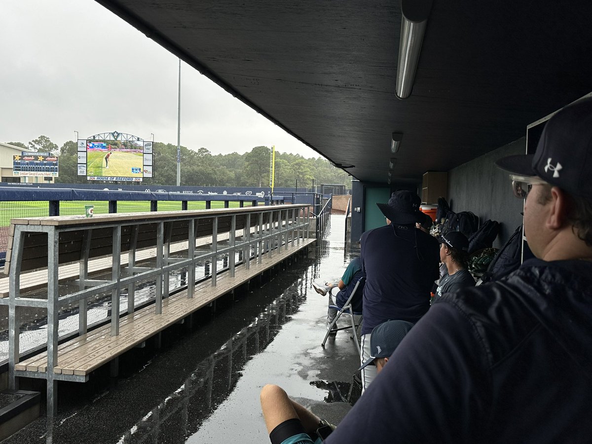 UNCW Baseball Recruiting (@uncwbaserecruit) on Twitter photo Rain delay before our Saturday scrimmage? Not a problem when you can throw the <a href="/RyderCupUSA/">Ryder Cup USA</a> up on our new video board to pass the time. 
#RollHawks Rain delay before our Saturday scrimmage? Not a problem when you can throw the <a href="/RyderCupUSA/">Ryder Cup USA</a> up on our new video board to pass the time. 
#RollHawks
