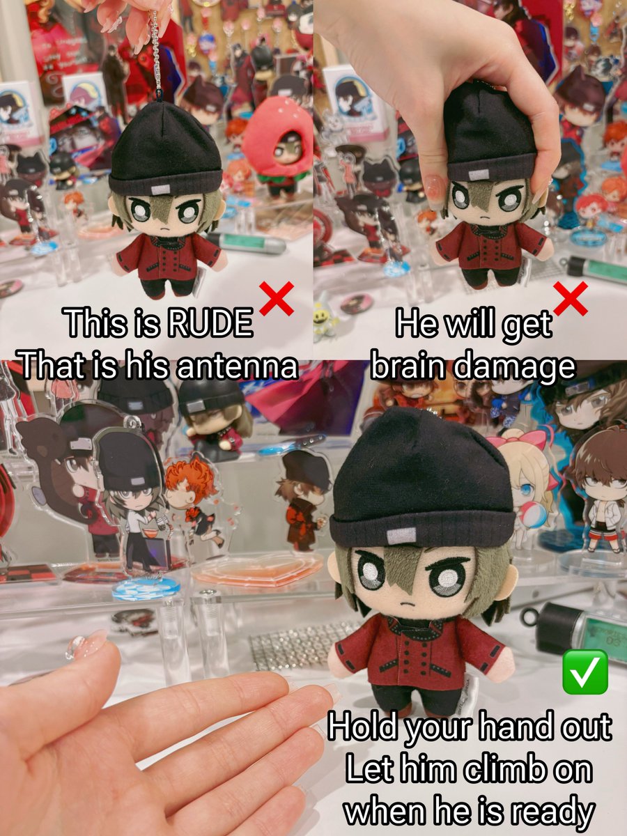 had to make a how to hold shinjiro.. happy shinjiro saturday~