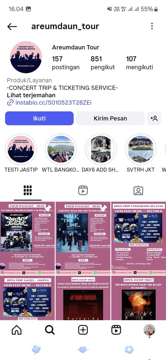 ApriliaChadia's tweet photo. # report scam Trip TDS4

Hati2 sm trip ini ya gaes, awalnya yg pd masuk trip ini tuh biasa2 aja ga ada kendala apa2 dan ada 118 orang yg ikut trip ini, trs pas hari H ini konser tiba2 nih trip main ngecancel gitu aja alesannya krna busnya tiba2 ngecancel dan di pakai buat yg lain https://t.co/CLlnKaJ2eX