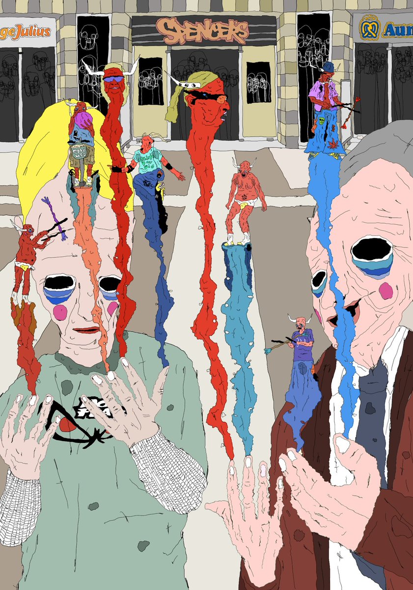 saturdays at the mall.