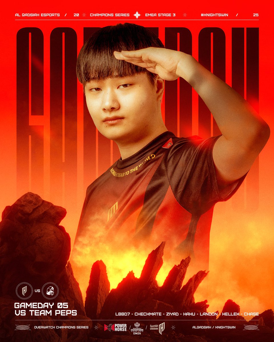AlQadsiahES's tweet image. OWCS 3 – WEEK 4 

المواجهة الخامسة في OWCS اوروبا 🐎🔥

🆚@TeamPepsMAX
⏰9:30PM KSA
🔗 twitch.tv/ow_esports

#KnightsWin - #القادسية